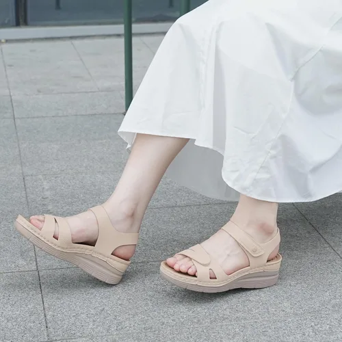 Vista 2 de Ortho+rest Sandalias ortopédicas cómodas para caminar con soporte de arco para mujer