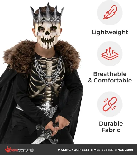 Vista 6 de Morph Esqueleto Dark King Boys