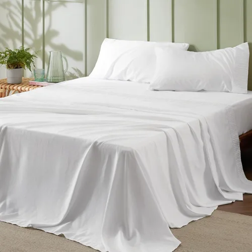 Vista 20 de Bedsure Juego de sábanas para cama individual - 3 piezas de sábanas suaves para cama individual - Transpirables y refrescantes - Calidad hotelera