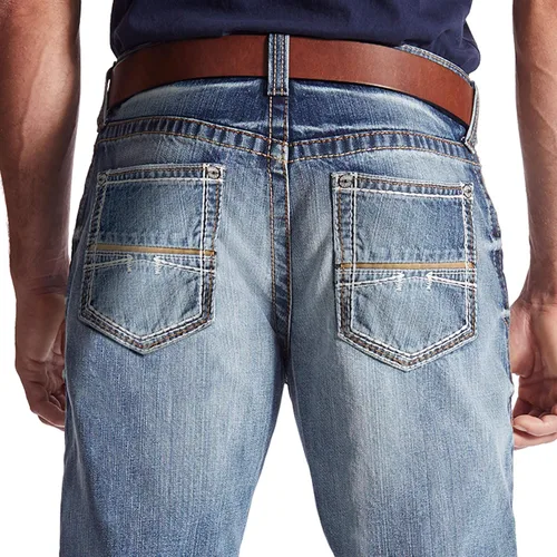 Vista 3 de ARIAT - Jeans M4 de tiro bajo y corte de bota para hombre
