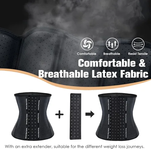 Vista 6 de YADIFEN Waist Trainer for Women,Zipper Corset Body Shaper for Tummy Control Neoprene Cincher Sweat Sauna Vest Tank Top