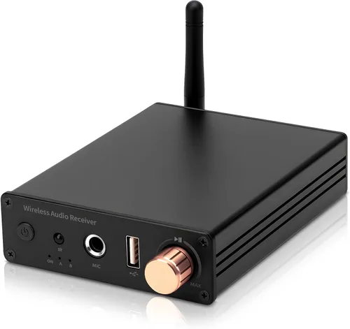 Vista 8 de M2R Bluetooth 5.4 Receptor de audio 0.140 in RCA adaptador Bluetooth para receptor de audio estéreo inalámbrico/unidad flash USB/NFC Conexión de un