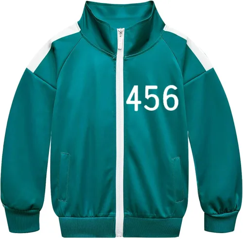 Vista 3 de Sudadera y pantalones con capucha para niños y niñas disfraz de juego 456