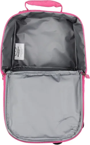 Vista 3 de AI ACCESSORY INNOVATIONS Sanrio Hello Kitty - Lonchera infantil con orejas 3D y lentejuelas arcoíris, bolsa aislante de 9 pulgadas