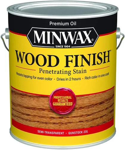 Vista 52 de Minwax 700494444 Acabado de madera, Miel, 1 cuarto de galón