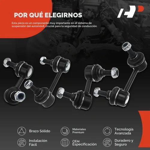 Vista 5 de A-Premium - Kit de enlace de barra estabilizadora delantera y trasera
