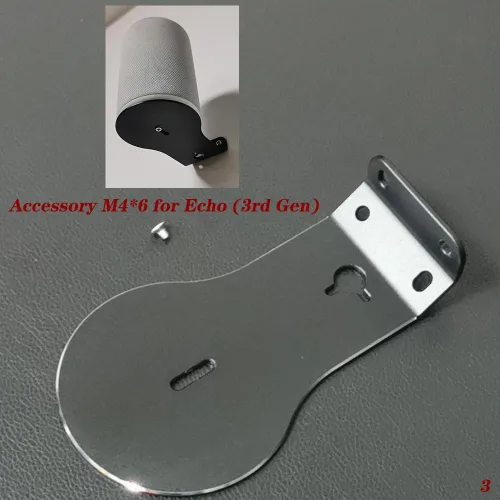 Vista 6 de ATOPHK Soporte de pared para Ech_ooo de 4ª generación y 3ª generación, aluminio de grado aeronáutico, 2 ángulos ajustables, compatible con Alexa