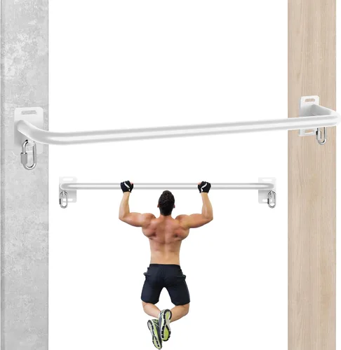 Vista 10 de Wall Mounted Pull Up Bar - Heavy Duty Chin Up Bar, Pull-Up Bar for Garage, Joist, Wall Mount - Multifunctional Fitness Bar, Supports up to 600 Lbs