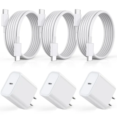 Vista 8 de 【Certificado MFi de Apple】 Cargador rápido USB C de 20 W para iPhone 17 16