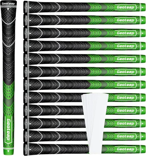 Vista 16 de Geoleap Golf Grips Set of 13- Grips with Tapes and Grips with All Repair Kits for Choice,Hybrid Golf Club Grips All Weather Contral, High Feedback &