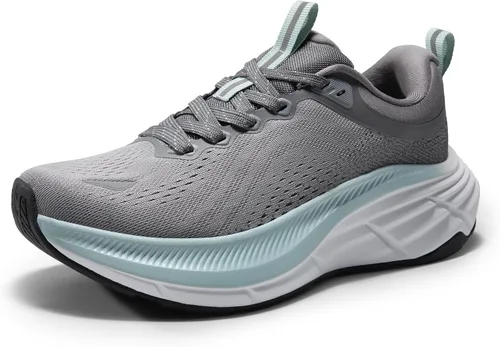 Vista 7 de NORTIV 8 Zapatos para caminar para mujer, tenis para correr Beige/Caqui