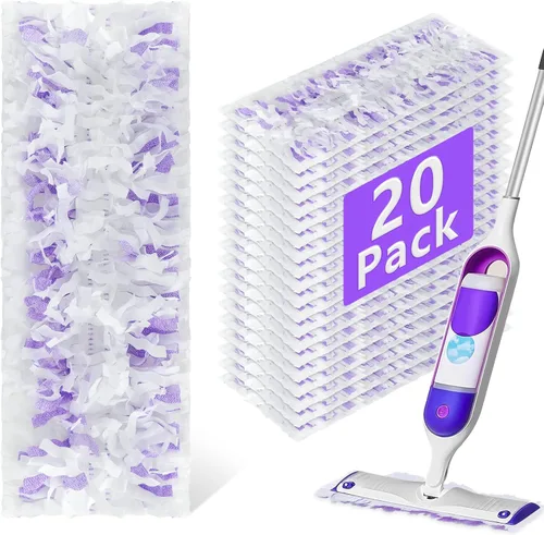 Vista 10 de Kit de trapeador en aerosol para limpieza de pisos con 10 almohadillas