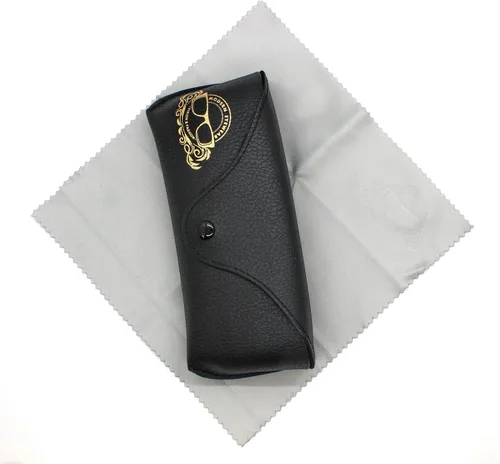 Vista 4 de Modern Eyewear Funda de cuero para gafas de sol portátil para mujeres y hombres