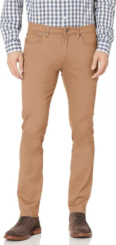 Vista 17 de Amazon Essentials - Pantalones ajustados para hombre, diseño de sarga elástica con 5 bolsillos