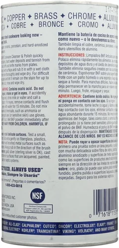 Vista 3 de Bar Keepers Friend Limpiador de utensilios de cocina y polvo de pulido - 12oz