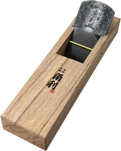 Vista 8 de KAKURI KANNA - Plano de mano japonés de 1.654 in para carpintería, mini cepilladora de mano para biselado y alisado de madera, 5.9 x 2.1 x 1.6