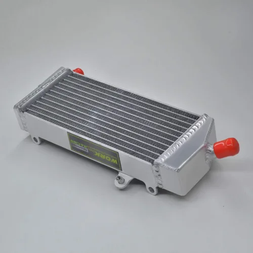 Vista 6 de radiador de aluminio compatible con KTM 250/350/450/500/530 EXC-F/EXC-R/XC-W/XCF-W 2008-2015 L+R (con lado tapón+lado sin tapa)