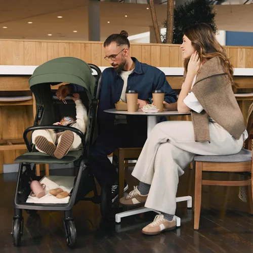Vista 8 de MAMA & BABY Packa Cochecito de Viaje Compacto – Ligero, Plegado Automático con Una Mano, Portátil y Reclinable Completamente, Cochecito para Bebés