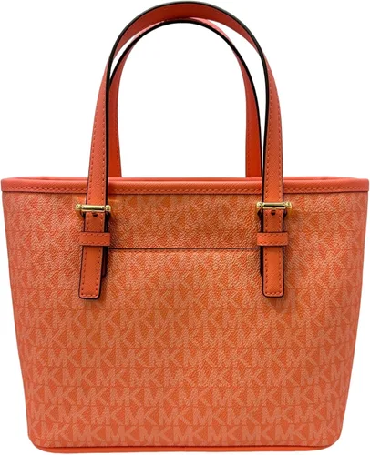 Vista 2 de Michael Kors XS Carry All Jet Set - Bolsa de viaje para mujer pomelo multi Pomelo