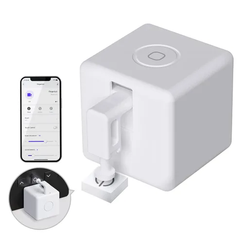 Vista 7 de MOES Fingerbot Plus Pulsador de Botón Inteligente Sin Cableado de Interruptor, Actualización con Control Táctil, Funciona con la Aplicación Smart