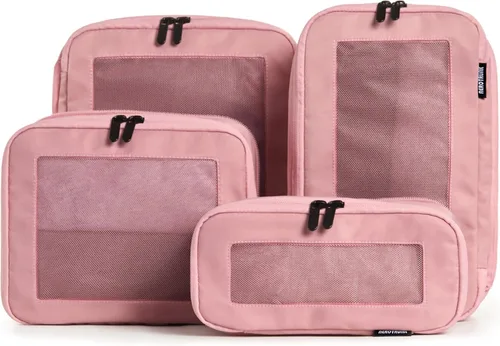 Vista 25 de Aerotrunk Cubos de embalaje de compresión para viajes, paquete de 2, beige