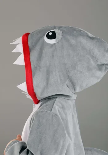 Vista 4 de Pijama de Tiburón para Niños Pequeños Multicolor