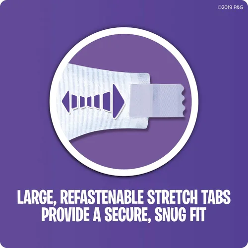 Vista 7 de Luvs Luvs - Pañales de triple protección contra fugas, talla 1, 104 unidades, 104