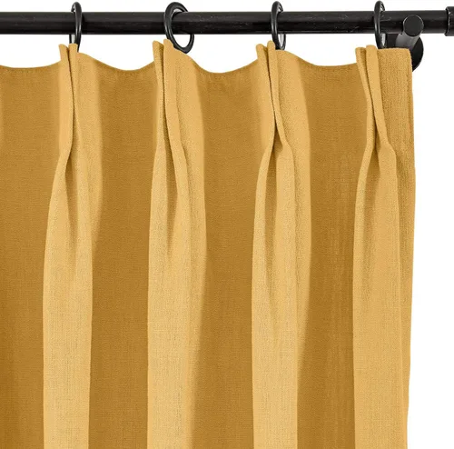 Vista 74 de Frelement Cortinas plisadas de lino de algodón de 100 pulgadas de ancho y 102 pulgadas de largo, cortinas con reducción de ruido para sala