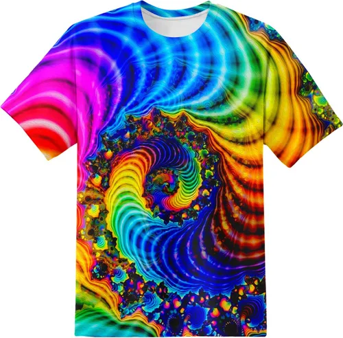 Vista 17 de Camiseta de manga corta con estampado 3D para niños y niñas de 6 a 16 años Bcm45-blanco
