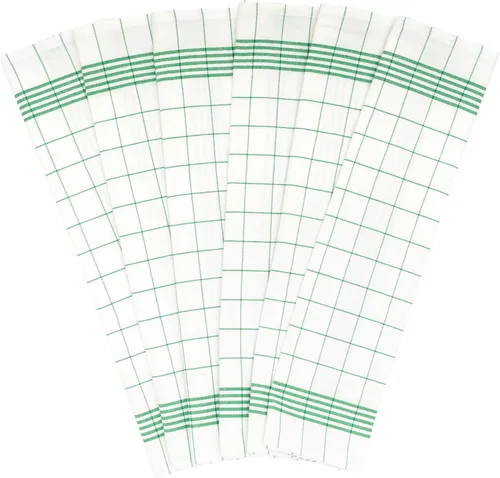 Vista 8 de Paños de cocina de algodón para hornear, sin pelusas, paquete de 6, 100% algodón, transpirable, lavable, tamaño grande de 30 x 20 pulgadas, lazo