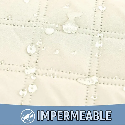 Vista 2 de Smiry Funda Impermeable para Cama de Perro Manta para Mascotas, Manta Suave y Lavable para Perros para Muebles Cama Sofá Sofá Reversible, a Cuadros