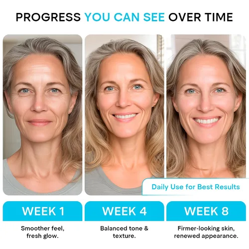 Vista 4 de Crema Hidratante Facial con Retinol, Crema Antienvejecimiento para Cuello Reafirmante, Crema Facial de Día y Noche con Colágeno y Ácido Hialurónico
