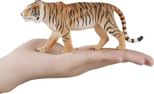 Vista 5 de MOJO Figura pintada a mano de tigre de Bengala realista internacional réplica de juguete de vida silvestre