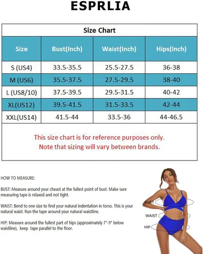 Vista 6 de ESPRLIA Traje de baño de 2 piezas para mujer con control de abdomen y pantalones cortos con cuello en V
