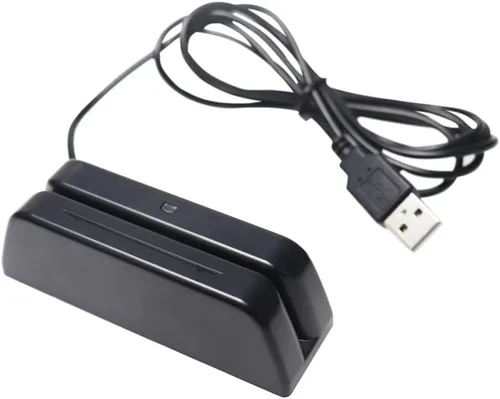 Vista 2 de Lector de tarjetas de crédito estacionario con un cable USB para punto de venta