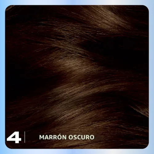 Vista 4 de Clairol - Tinte permanente Nice'n Easy para el cabello, color castaño oscuro 4, paquete de 3 4 Marrón oscuro