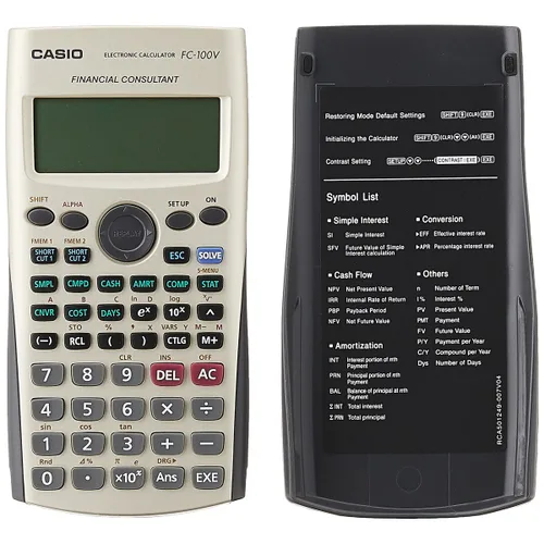 Vista 7 de Calculadora Financiera Casio FC-100V