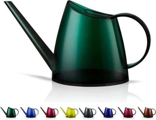 Vista 17 de WhaleLife Regadera interior para plantas de bonsái de casa (1.4L, negro)