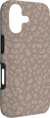 Vista 3 de Neutral Tan - Chic Elegant Leopard Animal Funda con patrón de impresión para iPhone 17