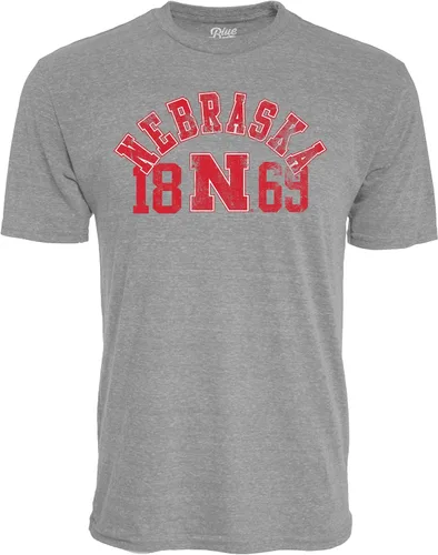 Vista 14 de Blue 84 NCAA - Camiseta para hombre, color gris jaspeado de triple mezcla
