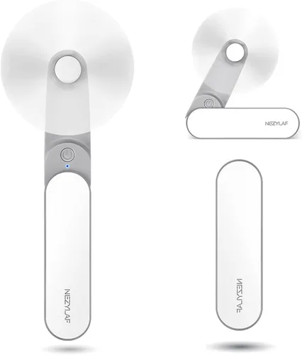 Vista 9 de Ventilador portátil mini de mano, ventilador personal pequeño recargable para 9-15 horas de duración, diseño de bolsillo para viajes/Esenciales