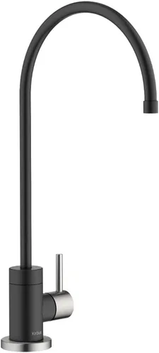 Vista 17 de KRAUS Oletto - Grifo de barra de cocina de un solo mango con ensamble de montaje superior QuickDock en latón cepillado, KPF-2600BB
