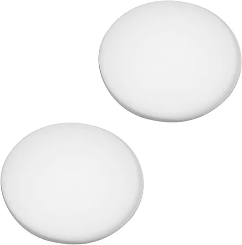 Vista 5 de Protectores de pared de 1.57 pulgadas de diámetro, autoadhesivos, para manija de puerta, tope de silicona, color marrón, 1 unidad
