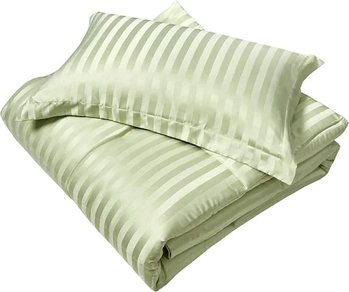 Vista 10 de Blue Ridge Home Fashions Kathy Ireland-Essentials - Juego de edredón reversible de 3 piezas de microfibra con diseño de damasco, color chocolate