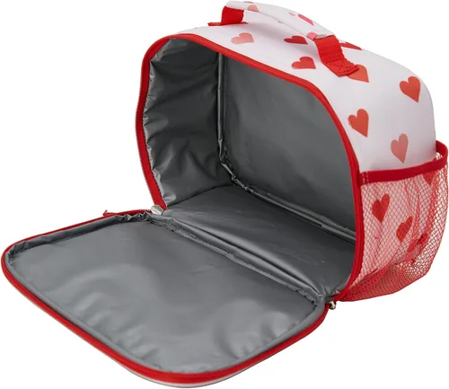 Vista 7 de Travelers Club Juego de equipaje de viaje para niños de 5 piezas Corazones Juego de equipaje de viaje para niños de 5 piezas