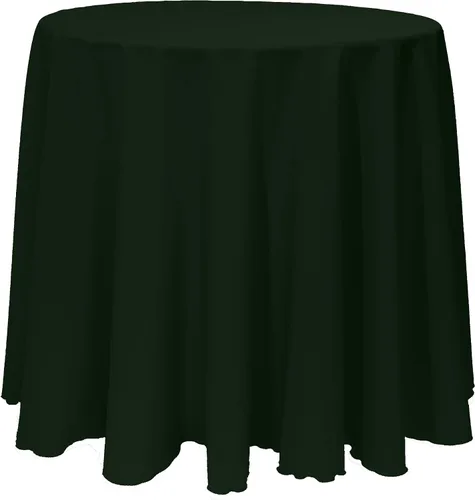Vista 20 de Ultimate Textile Mantel redondo de lino de poliéster de 96 pulgadas, color verde oliva