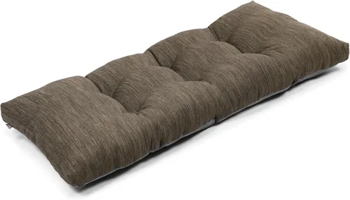 Vista 10 de baibu Almohadilla de banco clásica de 36 pulgadas de color sólido con lazos, almohada de banco rectangular súper suave para interiores y exteriores
