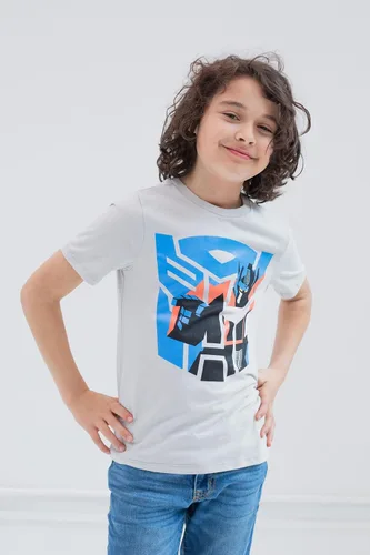 Vista 2 de Transformers Optimus Prime Bumblebee Megatron - Paquete de 2 camisetas para niños pequeños a grandes