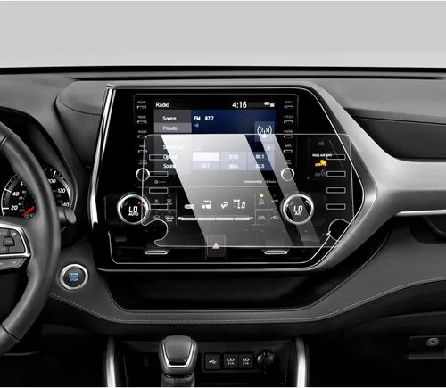 Vista 32 de YEE PIN Protector de pantalla para 2014-2019 4Runner Entune 6.1 pulgadas/2013 BRZ, protector de pantalla táctil de cristal templado para navegación