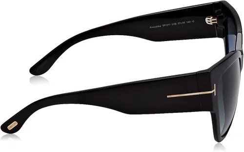 Vista 3 de Tom Ford Gafas de sol TF371 para mujer negro brillante Negro talla única
